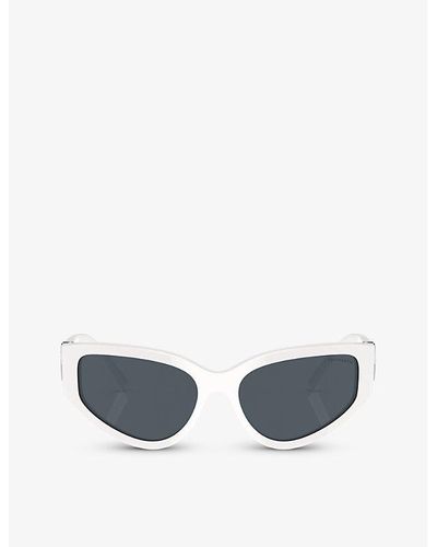 Tiffany & Co. Tf4217 Irregular-frame Acetate Sunglasses - Gray