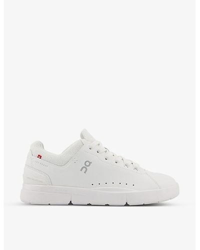 On Shoes X Roger Federer The Roger Advantage Faux-leather Low-top Sneakers - White