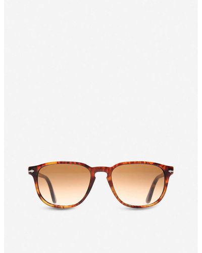 Persol Suprema Tortoiseshell Round-frame Sunglasses - Multicolour