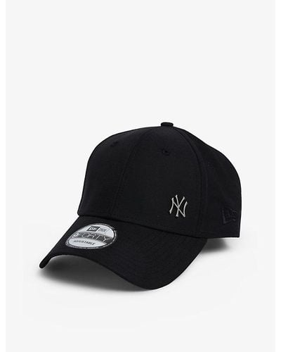 KTZ 9forty Flawless New York Yankees Canvas Baseball Cap - Black