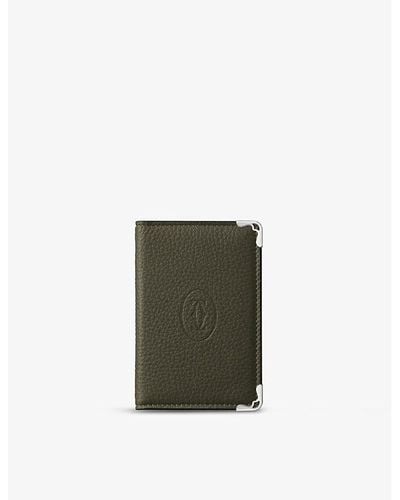 Cartier Must De Leather Card Holder - White