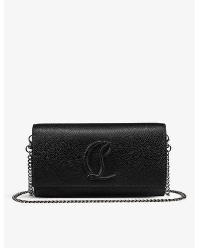 Christian Louboutin By My Side Leather Wallet-on-chain - Black