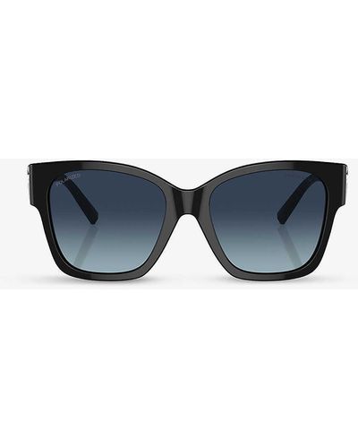 Tiffany & Co. Tf4216 Square-frame Acetate Sunglasses - Blue