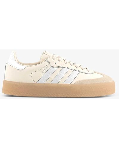 adidas Sambae Leather Low-top Trainers - White