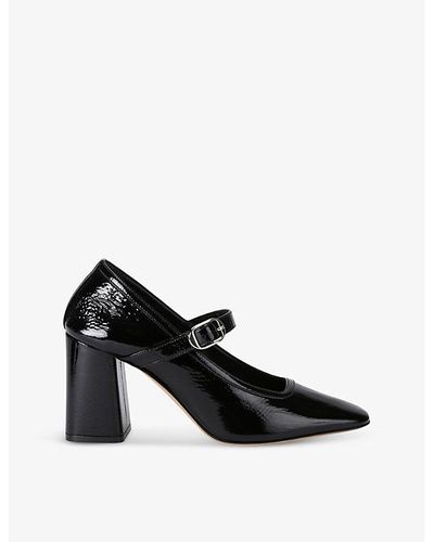 Le Monde Beryl Mary Jane Patent-leather Courts - Black
