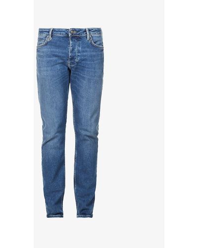 Neuw Lou Slim-fit Straight Cotton-blend Jeans - Blue