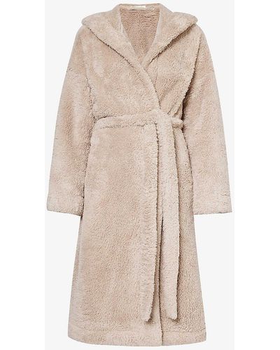 Skin Wyleen Relaxed-fit Recycled-polyester Robe X - Natural