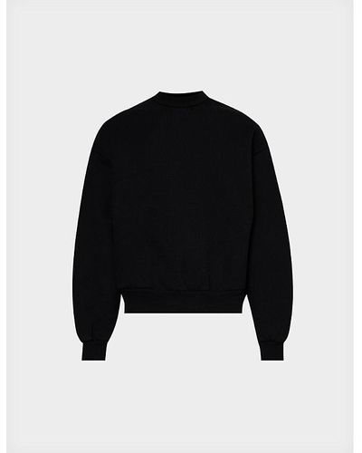 MKI Miyuki-Zoku Brand-embroidered Relaxed-fit Cotton-jersey Sweatshirt - Black