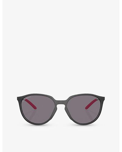 Oakley Oo9288 Sielo Round-frame O Mattertm Sunglasses - Gray