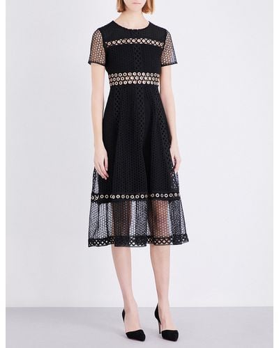 Maje Rome Lace Dress - Black