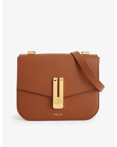 DeMellier London The Vancouver Leather Crossbody Bag - Brown