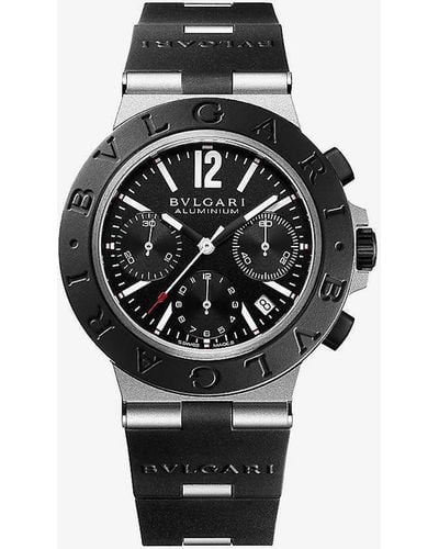 BVLGARI Unisex Re00017 And Titanium Automatic Watch - Black