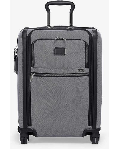 Tumi Alpha X Continental Dual-access Woven Four-wheeled Suitcase - Grey