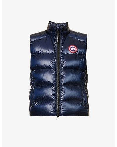 Canada Goose Cypress Padded Recycled-polyamide Down Gilet - Blue