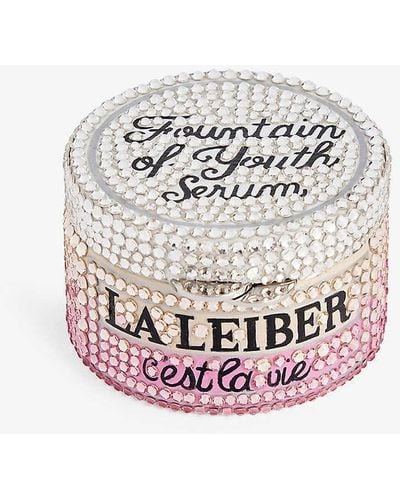 Judith Leiber Miniature La Leiber Crystal-embellished Brass Clutch - Pink