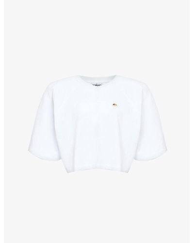 Fiorucci Angels Brand-appliqué Cotton-jersey T-shirt - White