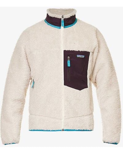 Patagonia Classic Retro-x Contrast-pocket Fleece Jacket - White