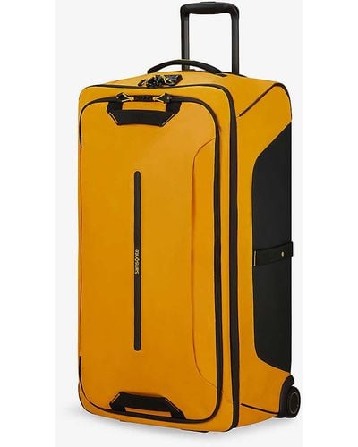 Samsonite Ecodiver Duffle Two-wheel Recycled-polyester Suitcase 79cm - Yellow