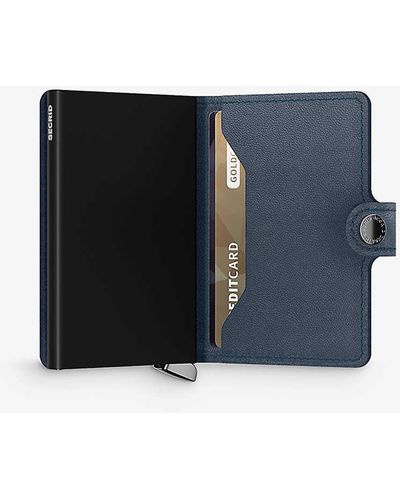 Secrid Miniwallet Leather Wallet - Black