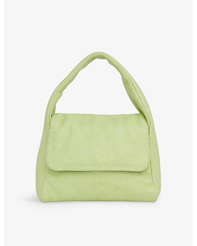Whistles Brooke Puffy-style Leather Mini Tote Bag - Green