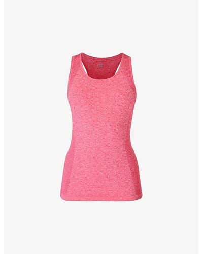 pink-sweaty-betty-tops-for-women-lyst