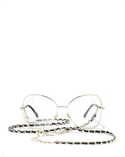 Chanel Butterfly Eyeglasses - White