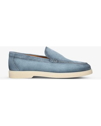 Magnanni Paraiso Slip-on Suede Loafers - Blue