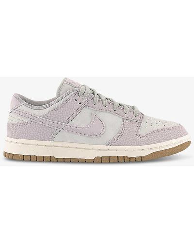 Nike Dunk Low Panelled Leather Low-top Trainers - White