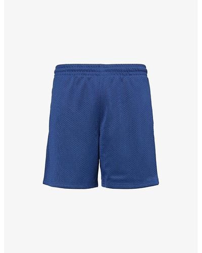 GYMSHARK Everywear Comfort Logo-embroidered Woven Basketball Shorts - Blue