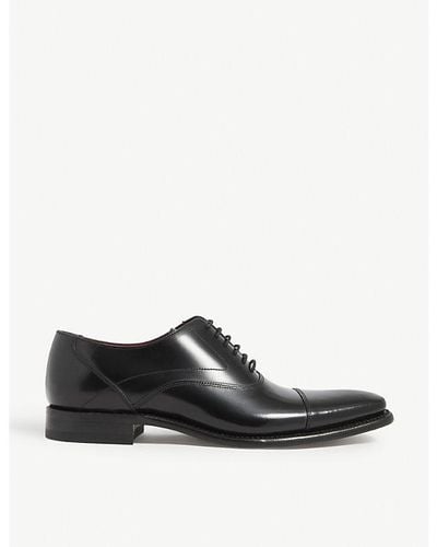 Loake Sharp Leather Oxford Shoes - Black