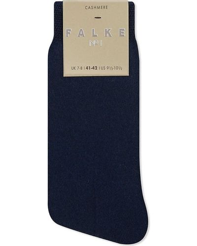 FALKE No1 Cashmere-blend Ankle Socks - Blue