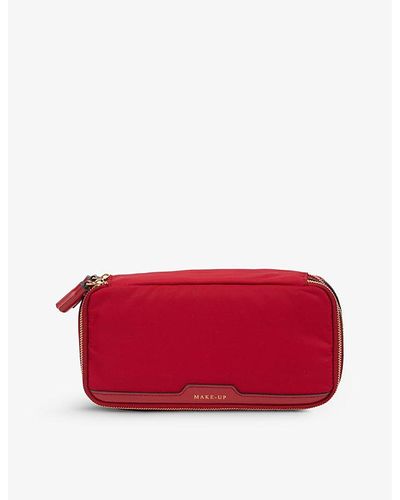 Anya Hindmarch Make-up Nylon Pouch - Red