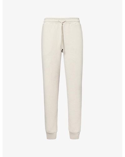 Zimmerli Tapered-leg Mid-rise Cotton-jersey jogging Bottoms Xx - Natural