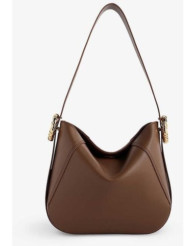 Lanvin Melodie Leather Hobo Bag - Brown