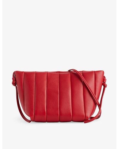 Maeden Boulevard Quilted Leather Cross-body Bag - Red