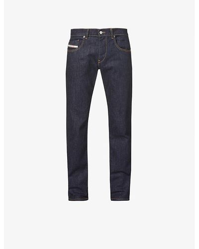 DIESEL D-strukt Slim-leg Mid-rise Stretch-denim Jeans - Blue