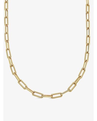 Missoma Coterie 18ct Yellow -plated Brass Necklace - Metallic