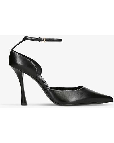 Givenchy Show Stocking Leather Heeled Courts - White