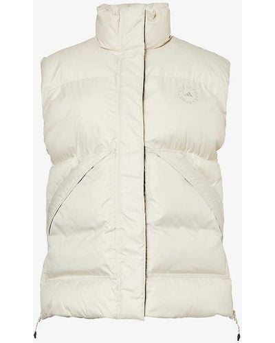 adidas By Stella McCartney Truenature Padded Regular-fit Recycled-polyester Gilet X - White