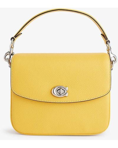 COACH Cassie 19 Leather Cross-body Bag - Yellow