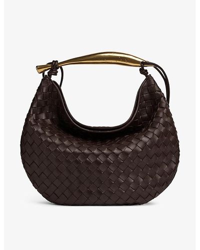 Bottega Veneta Sardine Leather Cross-body Bag - Black