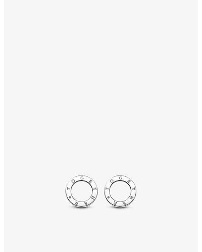 Thomas Sabo Together Sterling-silver Stud Earrings - White