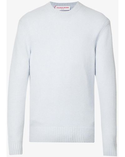 Orlebar Brown Lorca Regular-fit Cashmere Sweater - Blue