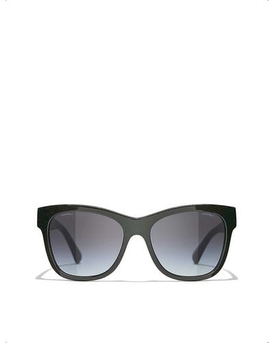 Chanel Square Sunglasses - Grey