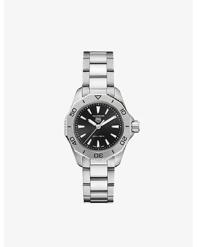 Tag Heuer Wbp1410.ba0622 Aquaracer Stainless-steel Quartz Watch - Black