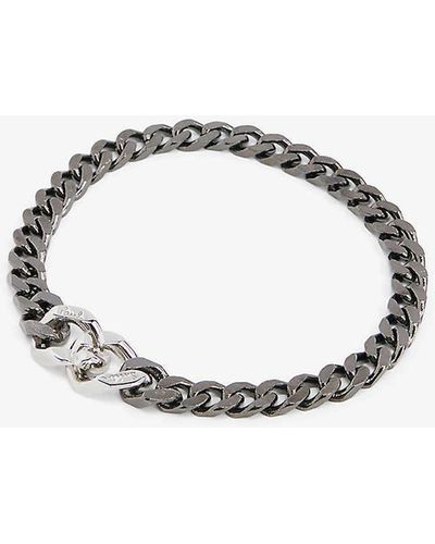 Paul Smith Chunky Brand-engraved Copper And Zinc Bracelet - Metallic