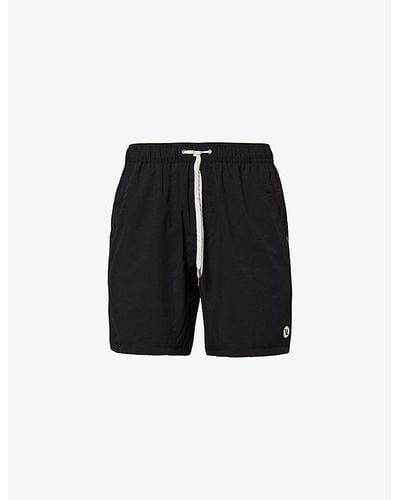 Vuori Kore Brand-patch Relaxed-fit Recycled Polyester-blend Shorts X - Black