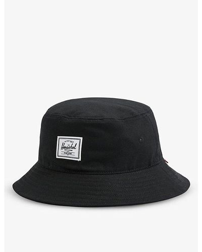 Herschel Supply Co. Norman Cotton-canvas Bucket Hat - Black