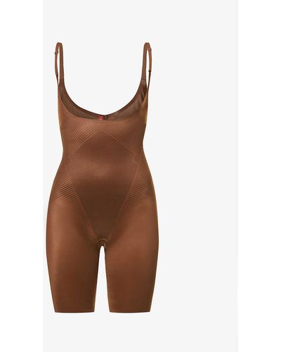 Spanx Thinstincts® 2.0 Open-bust Stretch-woven Body - Brown