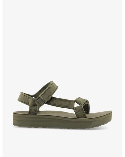 Teva Midform Universal Recycled-polyester Sandals - Green